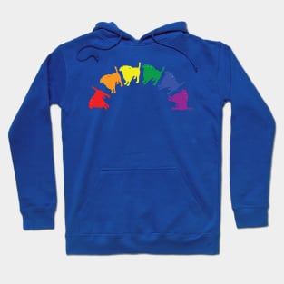 Abstract Pride Dogs Rainbow Hoodie